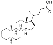 Structure of 5BETA-CHOLANIC ACID