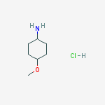 Chemical structure of 4-Methoxycyclohexanamine hydrochloride