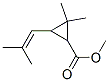 Structure of methyl(±)cis，trans-2，2-dimethyl-3-(2-methyl-1-propenyl cyclopropane carboxylate)