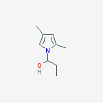Structure of 2,4-Dimethyl-1H-pyrrole-1-propan-1-ol