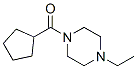 PIPERAZINE,1-(CYCLOPENTYLCARBONYL)-4-ETHYL-结构式
