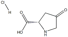 Structure of (S)-4-Oxopyrrolidine-2-carboxylic acid hydrochloride