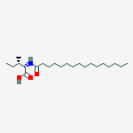 Structure of (2s,3s)-2-(hexadecanoylamino)-3-methylpentanoic Acid