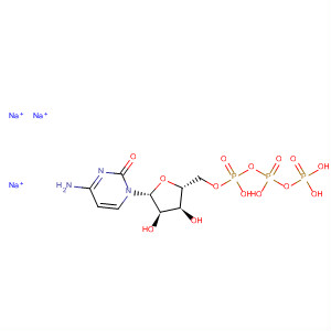Structure of Cytidine 5'-(tetrahydrogen triphosphate), trisodium salt