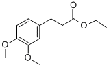 Structure of ethyl 3-(3,4-dimethoxyphenyl)propanoate