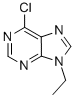 Structure of 6-chloro-9-ethylpurine
