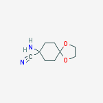 Structure of 8-Amino-1,4-dioxaspiro[4.5]decane-8-carbonitrile