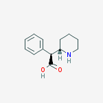 Structure of DL-threo-Ritalinic AcidSee R533110