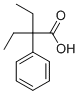 Structure of 2-Phenyl-2-ethylbutyric acid