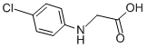 Structure of 2-[(4-chlorophenyl)amino]acetic acid