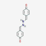 4-[[2-[(4-oxocyclohexa-2,5-dien-1-ylidene)methyl]hydrazinyl]methylidene]cyclohexa-2,5-dien-1-one结构式