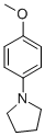 Structure of 1-(4-METHOXY-PHENYL)-PYRROLIDINE