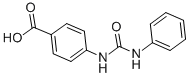 4-(phenylcarbamoylamino)benzoic acid结构式