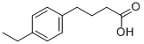 Structure of 4-(4-ethylphenyl)butanoic acid