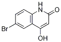 Structure of 2(1H)-Quinolinone, 6-bromo-4-hydroxy-