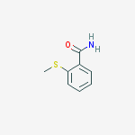 Structure of Benzamide, 2-(methylthio)-