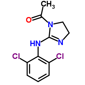 Clonidine Related Compound A (25 mg) (Acetylclonidine)结构式