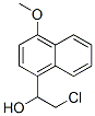 2-chloro-1-(4-methoxynaphthalen-1-yl)ethanol结构式