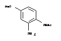 Structure of 2-AMINO-4-METHOXYACETANILIDE