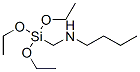 Structure of N-[(triethoxysilyl)methyl]butylamine