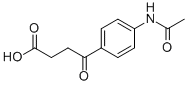 Structure of 3-(4-ACETYLAMINOBENZOYL)PROPANOIC ACID
