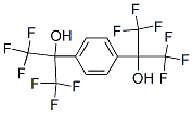 Structure of 1,4-BIS(2-HYDROXYHEXAFLUOROISOPROPYL)BENZENE