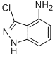 4-氨基-3-氯(1H)吲唑结构式