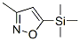 Structure of ISOXAZOLE,3-METHYL-5-(TRIMETHYLSILYL)-