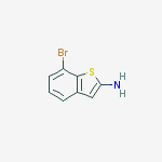 Structure of 7-bromo-1-benzothiophen-2-amine