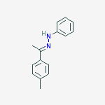 1-[1-(4-methylphenyl)ethylidene]-2-phenylhydrazine结构式