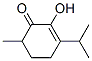 Structure of 2-hydroxy-3-(isopropyl)-6-methylcyclohex-2-en-1-one