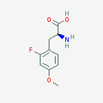 Structure of Tyrosine, 2-fluoro-O-methyl-