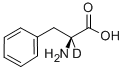 Structure of L-PHENYLALANINE-2-D1