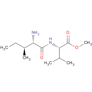 Structure of L-Valine, N-L-isoleucyl-, methyl ester