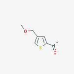 Structure of 2-Thiophenecarboxaldehyde, 4-(methoxymethyl)-