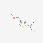 Structure of 2-Thiophenecarboxylic acid, 4-(methoxymethyl)-