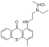 Structure of lucanthone hydrochloride