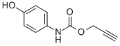 Structure of (4-HYDROXY-PHENYL)-CARBAMIC ACID PROP-2-YNYL ESTER