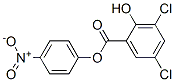 Benzoicacid, 2-hydroxy-,3,5-dichloro-, 4-nitrophenyl ester结构式