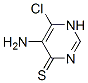 4-巯基-5-氨基-6-氯嘧啶结构式