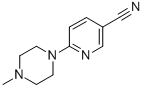 Structure of 6-(4-METHYLPIPERAZIN-1-YL)NICOTINONITRILE