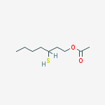 Structure of 3-MERCAPTOHEPTYL ACETATE