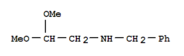 Structure of benzenemethanamine, N-(2,2-dimethoxyethyl)-