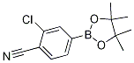 Structure of 2-Chloro-4-(4,4,5,5-tetramethyl-1,3,2-dioxaborolan-2-yl)benzonitrile