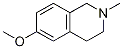 6-methoxy-2-methyl-1,2,3,4-tetrahydroisoquinoline结构式