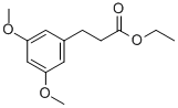 Structure of 3-(3,5-DIMETHOXY-PHENYL)-PROPIONIC ACID ETHYL ESTER