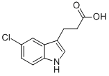 Structure of 5-CHLOROINDOLE-3-PROPIONIC ACID