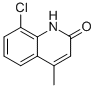 Structure of 8-CHLORO-4-METHYLQUINOLIN-2(1H)-ONE