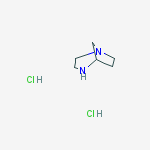 Structure of 1,4-Diazabicyclo[3.2.1]octane, dihydrochloride