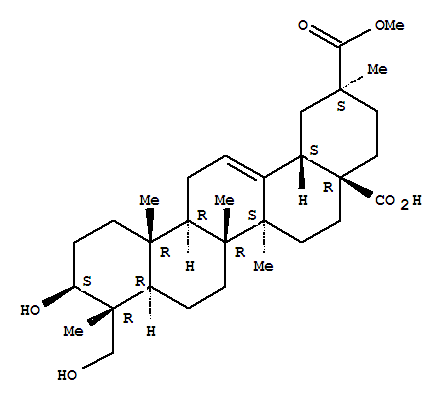 Structure of phytolaccagenic acid